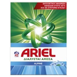 ARIEL | Σκόνη Πλυντηρίου Ρούχων Alpine 42 Μεζούρες
