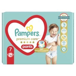 PAMPERS | Πάνες Βρακάκι Μωρού Premium Care Pants Νο7 36 Τεμάχια
