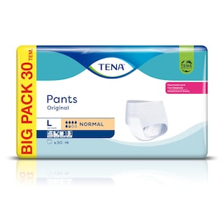 TENA | Πάνες Ακράτειας Original Normal Large 30 Τεμάχια