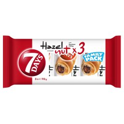 7DAYS | Κρουασάν Πραλίνα 3x70g