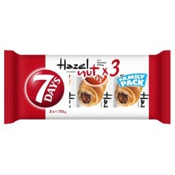 7DAYS | Κρουασάν Πραλίνα 3x70g
