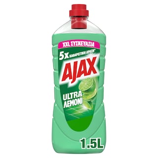 AJAX | ULTRA | Καθαριστικό Πατώματος Ultra Λεμόνι 1.5lt