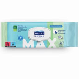 SEPTONA | Μωρομάντηλα Dermasoft Max 60 Τεμάχια