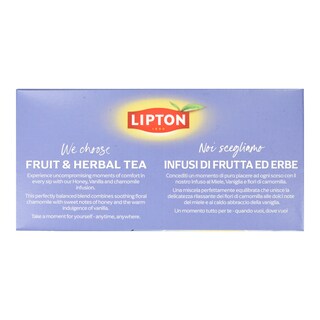 LIPTON | Αφέψημα Χαμομήλι Μέλι Βανίλια 20x1.3g
