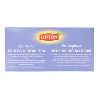 LIPTON | Αφέψημα Χαμομήλι Μέλι Βανίλια 20x1.3g