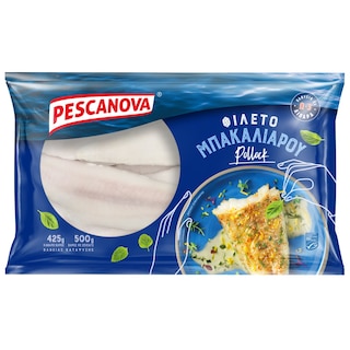 PESCANOVA Μπακαλιάρος Pollock Φιλέτο Κατεψυγμένος 425g