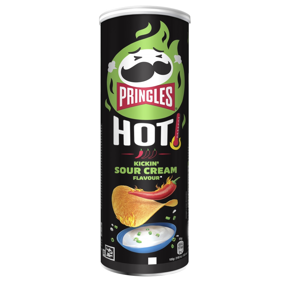 PRINGLES Τσιπς Hot Kickin Sour Cream 160g