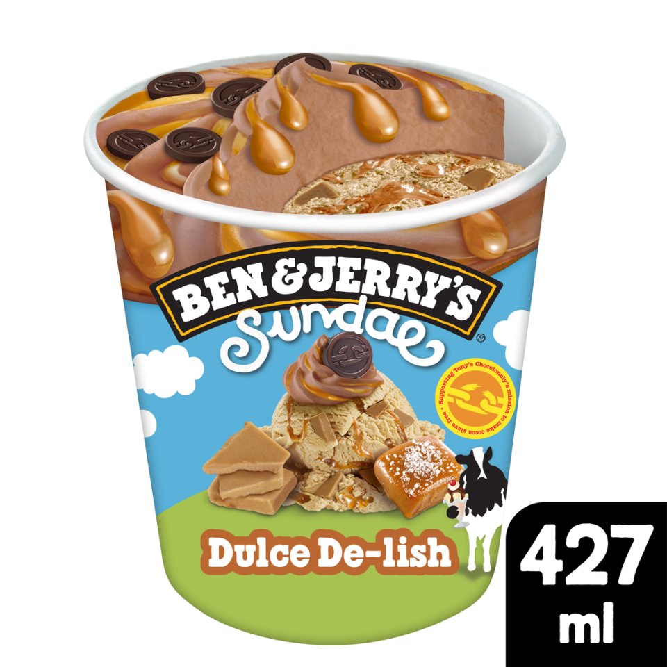 BEN & JERRY'S Παγωτό Sundae Dulce DeLish 350g