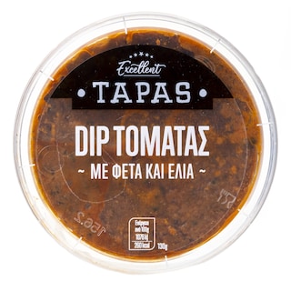 EXCELLENT TAPAS | Dip Τομάτας με Φέτα και Ελιά 130g
