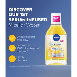 NIVEA | Νερό Καθαρισμού Λάμψης Skin Glow Micellar Water 400ml