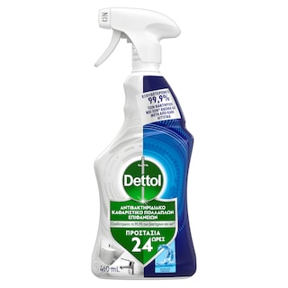 DETTOL | Πολυκαθαριστικό Spray 24 Ώρες Ocean Fresh 460ml