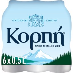 ΚΟΡΠΗ | Νερό Φυσικό Μεταλλικό 6x500ml