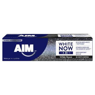 AIM | Οδοντόκρεμα White Now 3σε1 White Boost 75ml