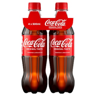 COCA COLA | Αναψυκτικό Cola Φιάλη 4x500ml