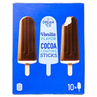 DREAM & CO | Παγωτό Ξυλάκι Βανίλια Κακάο 10x40g