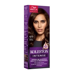 KOLESTON | Βαφή Μαλλιών 4/0 Μεσαίο Καστανό Mini Kit 1 Τεμάχιο
