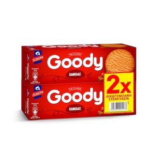 ΑΛΛΑΤΙΝΗ | GOODY | Μπισκότα Goody Κανέλα 2x185g