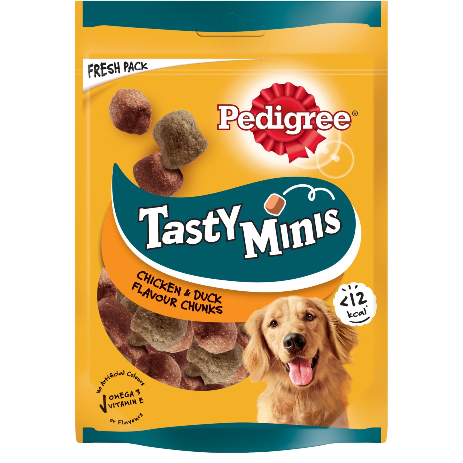 PEDIGREE Σνακ Σκύλων Tasty Minis Κοτόπουλο Πάπια 130g