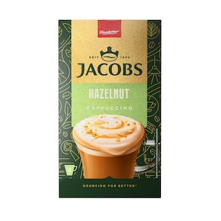 JACOBS | Στιγμιαίος Καφές Cappuccino Φουντούκι 8x17.8g