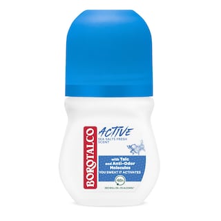 BOROTALCO | Αποσμητικό Roll On Active Sea Salts Fresh 50ml