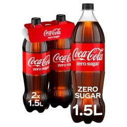 COCA COLA | ZERO | Αναψυκτικό Cola Zero Φιάλη 2x1,5lt