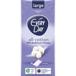 EVERY DAY | Σερβιετάκια Large All Cotton 30 Τεμάχια