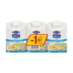 ΦΑΓΕ | Κρέμα Γάλακτος Light 3x200ml Έκπτωση 1E