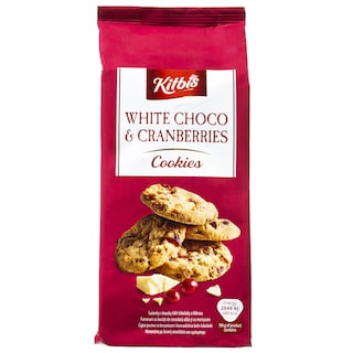 KITBIS | Μπισκότα Cookies Λευκή Σοκολάτα και Κράνμπερι 200gr