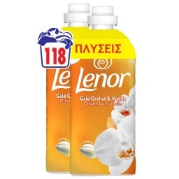 LENOR | Συμπυκνωμένο Μαλακτικό Gold Orchid 2x59 Μεζούρες