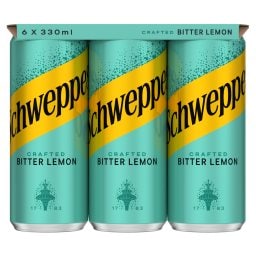 SCHWEPPES | Αναψυκτικό Bitter Lemon Κουτί 6x330ml