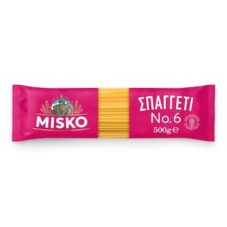 MISKO | Μακαρόνια Σπαγγέτι Νο 6 500 gr