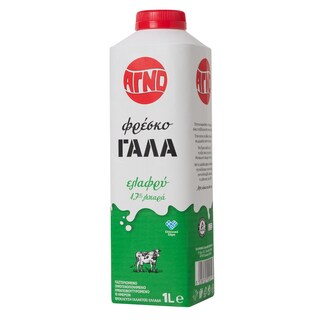 ΑΓΝΟ | Φρέσκο Γάλα Ελαφρύ 1.7% 1lt