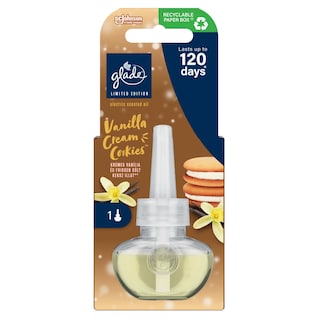 GLADE | Αρωματικό Χώρου Scented Oil Vanilla Cream Cookies 1 Τεμάχιο