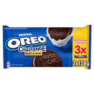 OREO | Μπισκότα Γεμιστά Βανίλια 3x154g