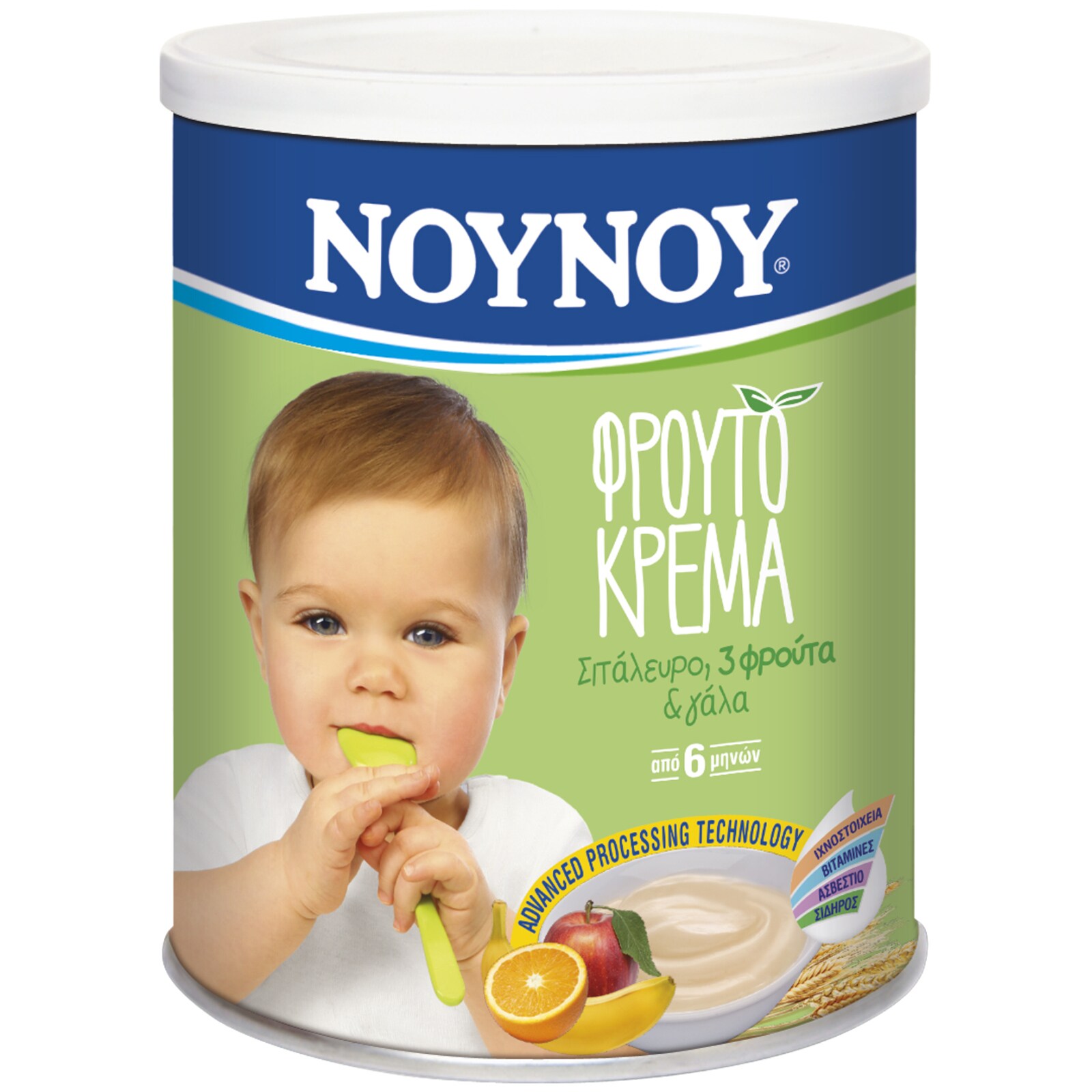 ΝΟΥΝΟΥ Φρουτόκρεμα 3 Φρούτα 300g
