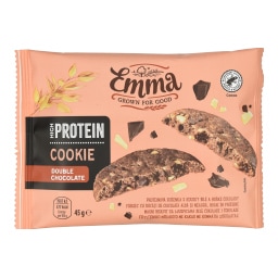 EMMA | Μπισκότο Πρωτεΐνης Διπλή Σοκολάτα 45g
