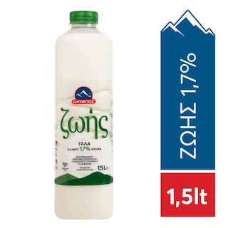 ΟΛΥΜΠΟΣ | ΖΩΗΣ | Milk Life Pasteurized Light 1.5lt