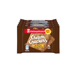 CREAM CRACKERS | Κράκερς Σίκαλης 5x43g