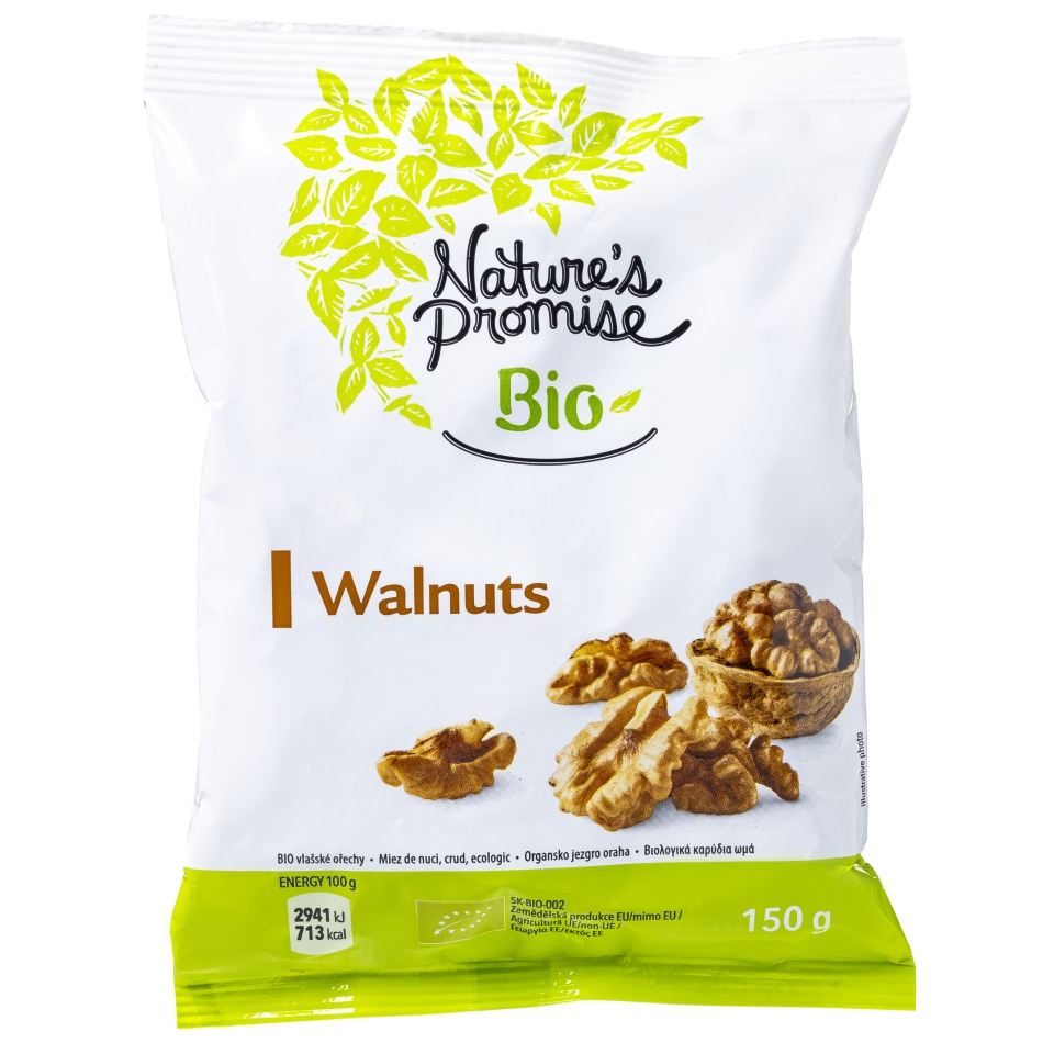 NATURES PROMISE BIO Καρύδια Ωμά Bio 150g