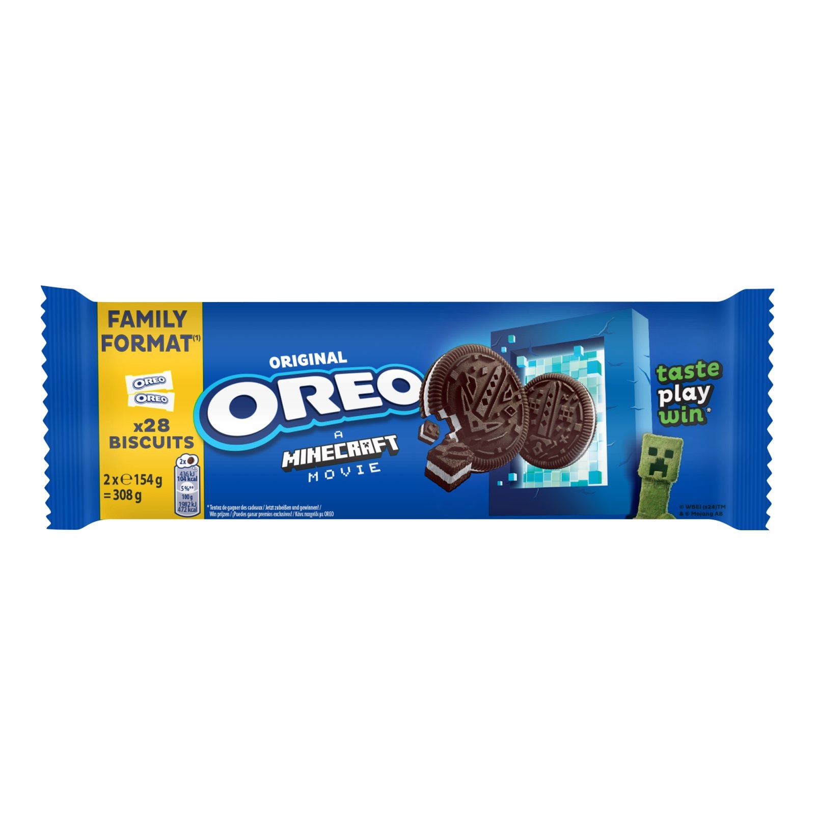 OREO Μπισκότα Γεμιστά Βανίλια MINECRAFT Συλλεκτική Συσκευασία