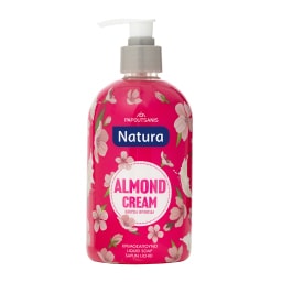 NATURA | Κρεμοσάπουνο Almond Cream Aντλία 480ml
