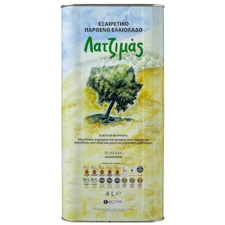 ΛΑΤΖΙΜΑΣ | Olive Oil Extra Virgin 4lt