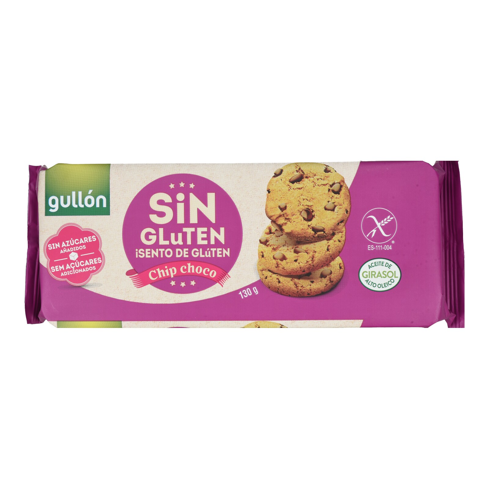 GULLON Μπισκότα Choco Chips Χωρίς Γλουτένη 130g