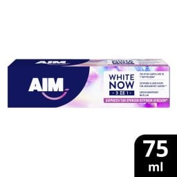 AIM | Οδοντόκρεμα White Now 3σε1 Forever Young 75ml