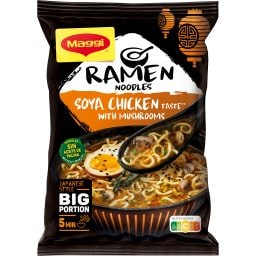MAGGI | Ramen Noodles Κοτόπουλο & Μανιτάρια 90g