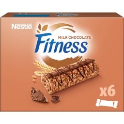 FITNESS | Cereal Bars Milk Chocolate 6x22.5g