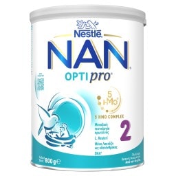 NAN | Γάλα Βρεφικό Σκόνη Optipro Νο2 6+ Μηνών 800gr