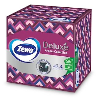 ZEWA | Χαρτομάντηλα Επιτραπέζια Deluxe Aroma 3 Φύλλα 112g