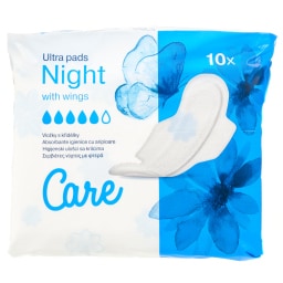 CARE | Σερβιέτες Ultra Night 10 Τεμάχια