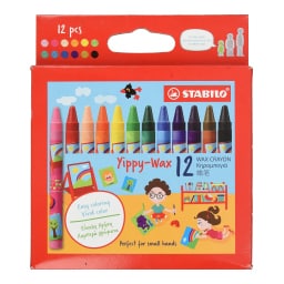 STABILO | Κηρομπογιές Yippy Wax 12 Τεμάχια